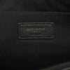 Saint Laurent Croc Embossed Leather Monogram Clutch Secondhand