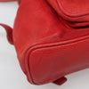 Secondhand Gucci Bamboo Red Suede Bag