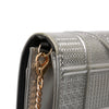 Secondhand Dior Metallic Patent Microcannage Diorama Wallet on Chain