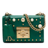 Gucci Small Pearl Studded Leather Padlock Crossbody Secondhand