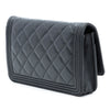 Secondhand Chanel Quilted Lambskin Boy Wallet On Chain