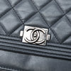 Secondhand Chanel Quilted Lambskin Boy Wallet On Chain