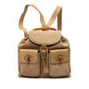 Gucci Suede Bamboo Drawstring Backpack Secondhand