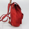 Secondhand Gucci Bamboo Red Suede Bag