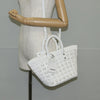 Secondhand Balenciaga Bistrot Panier White Patent Leather Bag