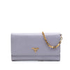 Prada Saffiano Lux Wallet On Chain Secondhand