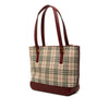 Secondhand Burberry House Check Canvas Tote