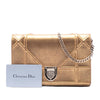Dior Metallic Calfskin Diorama Wallet on Chain Secondhand