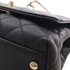 Chanel Extra Mini Quilted Caviar Coco Top Handle Bag Secondhand