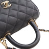 Chanel Extra Mini Quilted Caviar Coco Top Handle Bag Secondhand