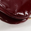 Secondhand Dior Saddle Burgundy Patent Leather Bag