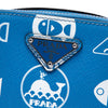 Prada Saffiano Whale Brique Vertical Crossbody Secondhand
