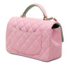 Chanel Mini Rectangular Bicolor Quilted Lambskin Top Handle Flap Secondhand