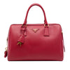 Prada Saffiano Lux Convertible Bowler Bag Secondhand