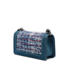 Chanel Old Medium Quilted Denim and Tweed Boy Flap Secondhand