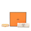 Hermès Narrow Printed Enamel Clic Anneau Bracelet PM Secondhand