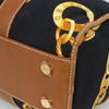 Secondhand Céline Macadam Navy Canvas Bag