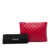 Chanel Medium Quilted Lambskin O Case Clutch Secondhand