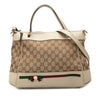 Gucci GG Canvas Web Mayfair Satchel Secondhand