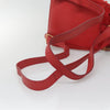 Secondhand Gucci Bamboo Red Suede Bag