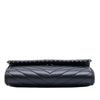 Chanel CC Chevron Lambskin Studded Wallet On Chain Secondhand