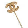 Chanel CC Gold Plated Pin Brooch Secondhand