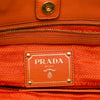 Prada Vitello Daino Front Zip Open Convertible Tote Secondhand