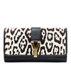 Saint Laurent Pony Hair Leopard Print Chyc Ligne Clutch Secondhand