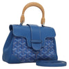 Secondhand Goyard Saigon Blue Canvas Bag