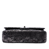 Chanel Medium Classic Metallic Goatskin and Lace Double Flap Secondhand