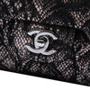 Chanel Medium Classic Metallic Goatskin and Lace Double Flap Secondhand