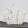 Secondhand Balenciaga Bistrot Panier White Patent Leather Bag