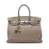 Hermès Clemence Birkin Retourne 35 Secondhand