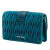 Miu Miu Matelasse Velvet Crystal Embellished Crossbody Secondhand