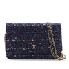 Chanel CC Tweed Charms Wallet On Chain Secondhand