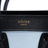 Celine Nano Tricolor Nubuck and Drummed Calfskin Luggage Tote Secondhand