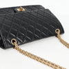 Secondhand Chanel 2,55 Black Leather Bag