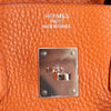 Secondhand Hermès Birkin 35 Orange Leather Bag