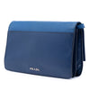 Secondhand Prada Saffiano Turn Lock Wallet on Strap