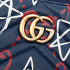 Gucci Mini GG Marmont Matelasse Calfskin Gucci Ghost Wallet On Chain Secondhand