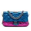 Chanel Multicolor Quilted Metallic Calfskin Modern Chain Flap Frame Bag Secondhand