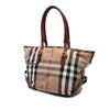 Burberry Small House Check Canvas Bridle Salisbury Tote Secondhand