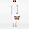 Burberry Small House Check Canvas Bridle Salisbury Tote Secondhand