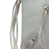 Balenciaga Goatskin Motocross Classic Metallic Edge Clutch Secondhand