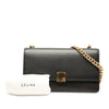 Secondhand Celine Small Leather Case Chain Flap