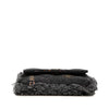 Chanel Fringe Denim Mood Clutch with Chain Secondhand