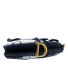 Dior Canvas Embroidered Tie Dye Saddle Bag Secondhand