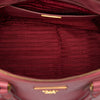 Secondhand Prada Medium Saffiano Lux Galleria Double Zip Satchel