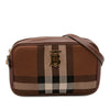 Secondhand Burberry Small Knitted Check Lola Camera Bag