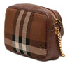 Secondhand Burberry Small Knitted Check Lola Camera Bag